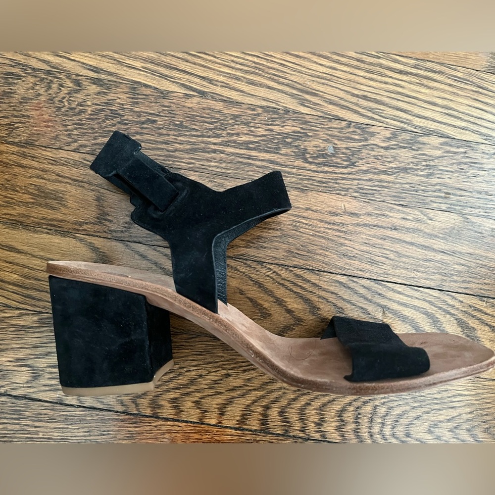 Via Spiga heeled sandals, black suede. 9M. Worn once! - Picture 3 of 3